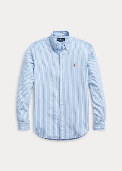 Men's Polo Ralph Lauren Classic Fit Striped Shirts | 180254BNI